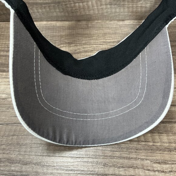 Ping Visor Hat White Red Adjustable Hook and Loop One Size Golf - Picture 7 of 8